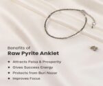 Raw pyrite anklets - Image 3