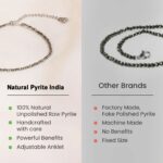 Raw pyrite anklets - Image 2