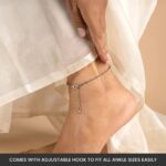 Raw pyrite anklets