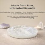 Natural Selenite Crystal Charging Plate