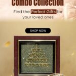 Gayatri Mantra on Pyrite dust in a frame + Pyrite Tortoise + Dhan Yog Bracelet