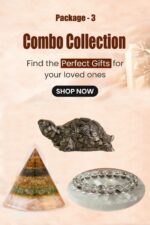 Pyrite Tortoise + Lab Certified Clear Quartz Stone Bracelet + Conical Dhan Yog Pyramid With Selenite Base