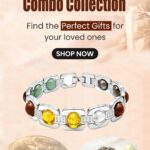Dhanyog Pyrite Money Magnet Bracelet + Natural Raw Pyrite Stone + Raw Selenite Plate