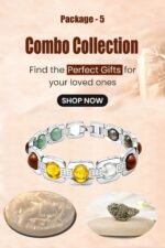 Dhanyog Pyrite Money Magnet Bracelet + Natural Raw Pyrite Stone + Raw Selenite Plate